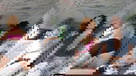 The Fan Bus GG Lesbians Luci Santana And Vixensplayground Porn Video Leaks