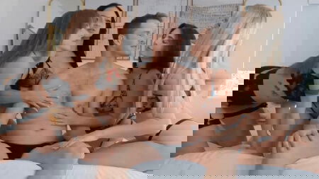 Tru Kait Birthday Orgy Reverse Gangbang